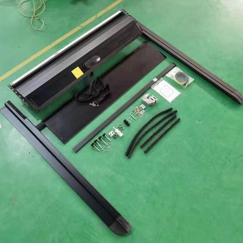 适用09-22年福特猛禽F150专用手动卷帘平盖半自动伸缩后尾箱盖板 - 图2