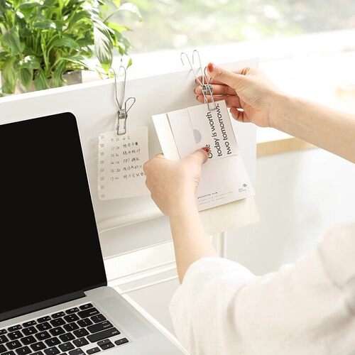 Stainless Steel Clips with Hooks for Kitchen and Bathroom To - 图2