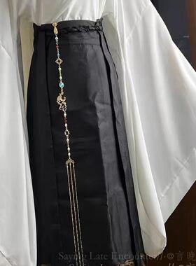 马面裙压襟禁步腰坠流苏腰佩新中式国风汉服战国袍腰间挂件配饰品