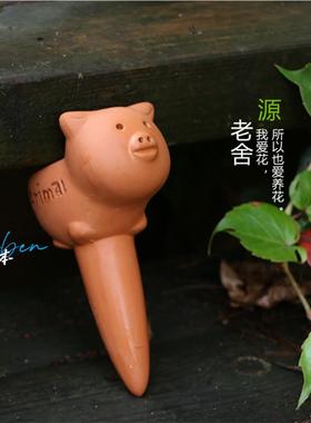 自动浇花浇水养花工具懒人栽培渗水器多肉装饰品花宠小摆件配件