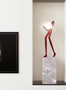 岩板底座展示台增高台轻奢高档客厅玄关电视柜落地摆件墩子花几