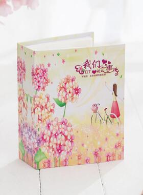 相册本6寸100张插页式5寸7寸竖版家庭宝宝成长纪念册情侣影集像册
