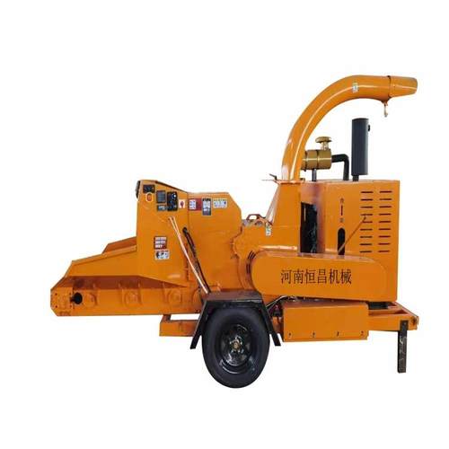 园林树枝条粉碎机，苹果树枝削片机智能进料粉碎设备恒昌厂家生产 - 图3