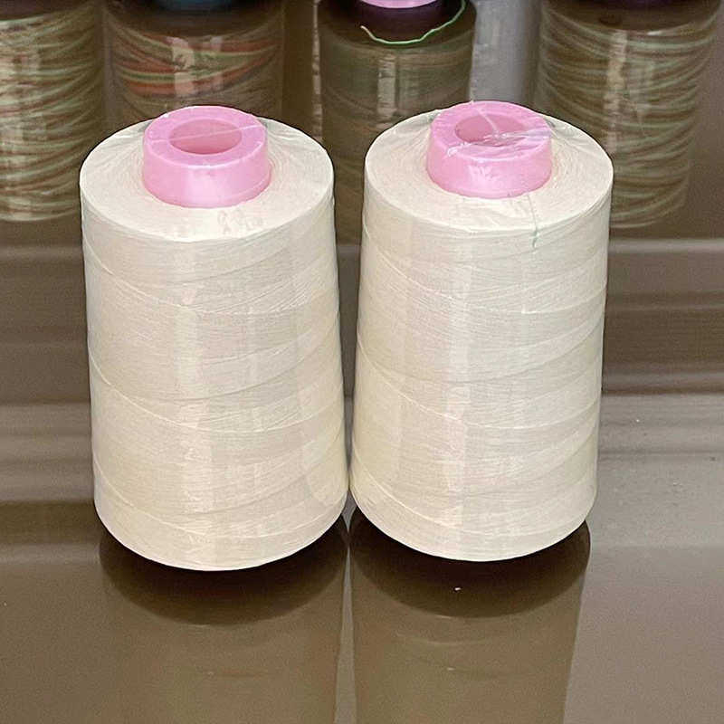 白色全棉宝塔缝纫机线服装绣花编织线成衣染色扎染棉线轧染缝头线,淘宝优惠券,粉丝福利购,淘宝优惠卷