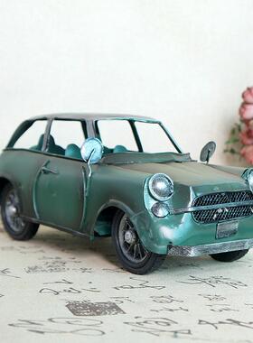 新款金属铁皮车模型1948年甲壳虫摆件红蓝黄绿汽车1313四色复古
