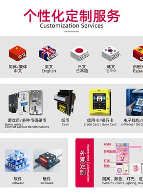 扭蛋自动售卖机盲盒礼品蛋壳手商场景区投币扫码跨境定制游戏机