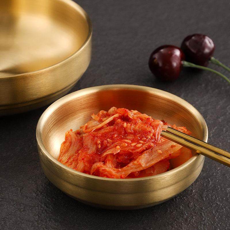 韩式304不锈钢酱料碟小菜碟韩国金色泡菜碟烤肉蘸料碟调味碟餐具,淘宝优惠券,粉丝福利购,淘宝优惠卷