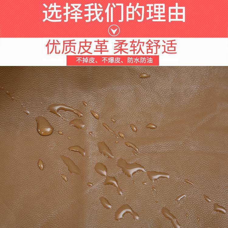 新款加厚皮围裙超强防水防油软皮厨房家用女士餐饮专用不掉皮围腰,淘宝优惠券,粉丝福利购,淘宝优惠卷