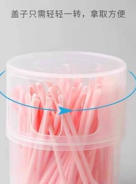 100 Dual-Use Ear Cleaning Swabs, 2-in-1 Adult Ear Pick and C