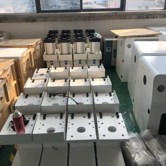Pneumatic plastic cutting machine, rubber material thin RT-115 membrane dumbbell leather tensile test sample fully automatic