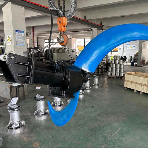 QJB潜水推流器不锈钢推进器缺氧反应池泥混合搅拌机变频 - 图1