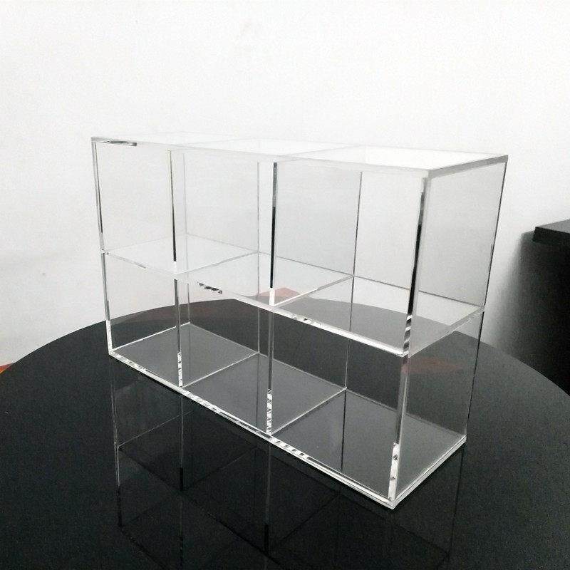 Universal household rack pressure gram tea transparent grid water cup horse cup display rack kettle gram tea set storage layer