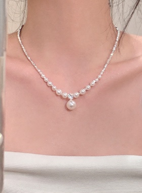 珍珠项链设计高级简约气质项链