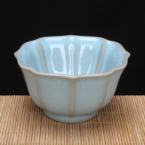 Ru Kiln Tianqing Masters Cup Full Glazed Branch Nail Burning Province Ceramic Art Master Xie Chaowei Agao Glazed Boutique