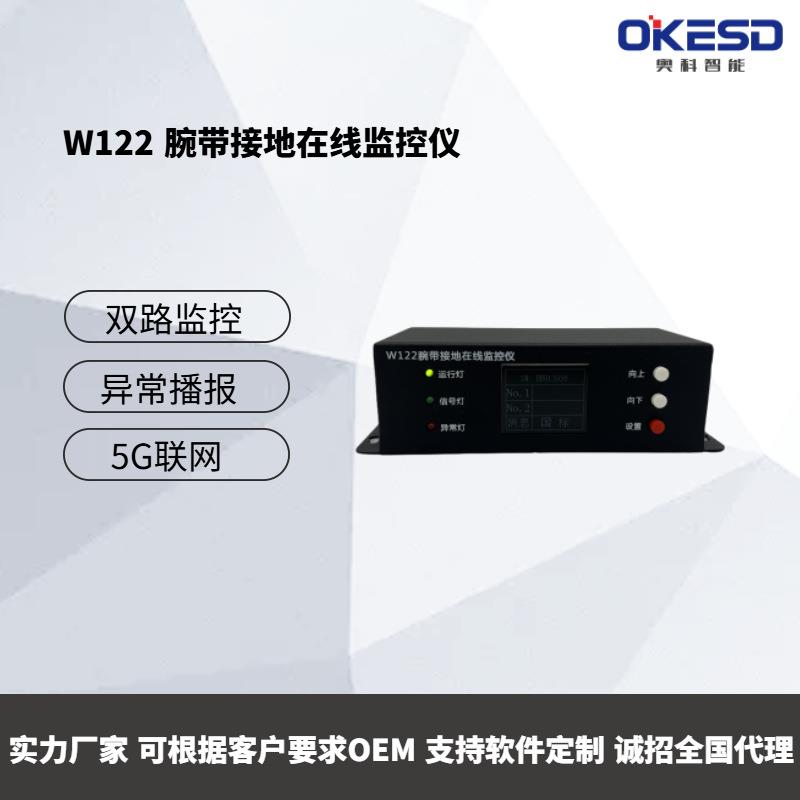 One and two wireless networking dual-circuit anti-static wrist strap grounding online monitor