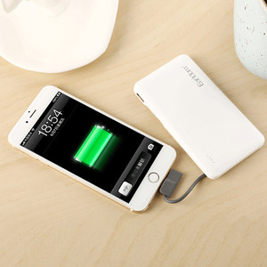 Earldom艺斗士超薄充电宝苹果配件数据线8000毫安聚合物移动电源