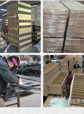 景马区黄金护栏001市道路路中心隔离防公护栅栏政酒店园铁艺金色