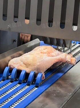 W大块冻肉分切器机条 鸡鸭鹅肉锯切条达瑞宝切块机产分线加工搭配