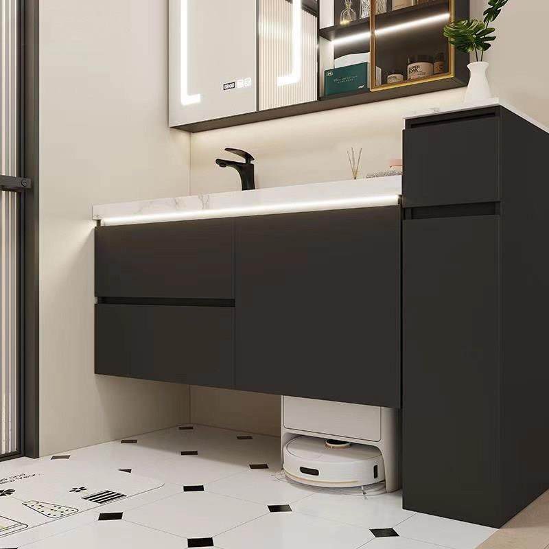 岩板陶瓷无缝盆扫地机器人浴室柜卫生间洗漱台洗手洗脸台盆柜组合,淘宝优惠券,粉丝福利购,淘宝优惠卷