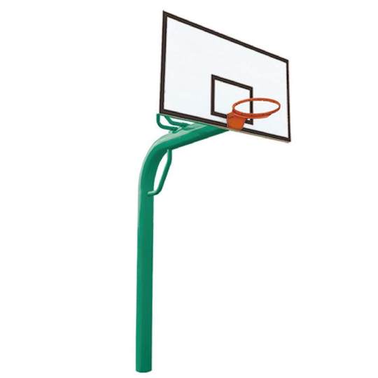 Outdoor basketball stand adult training basketball court buried round tube square tube standard fixed outdoor new national standard basketball stand