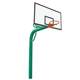 Outdoor basketball stand adult training basketball court buried round tube square tube standard fixed outdoor new national standard basketball stand