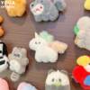 Genuine Carnival Zoo Party Looking for Unicorn Plush Fridge Magnet Blind Bag Cute Hole Board Magnetic Sticker Cute