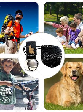 千姿新款织带熊铃铛登山野营配件熊铃铛宠物单速车挂件铁铃铛现货