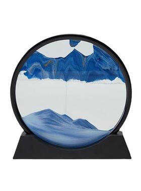 工厂销3D流沙画CC-001公桌客厅酒直柜摆乔迁生日礼品创意解件压沙