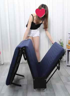 折叠床单人床午休床办公室午睡床沙发床家用三折简易便携陪护床