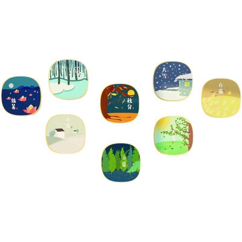 7L8K幼儿园环创主题墙成品24二十四节气装饰画楼梯扶手台阶文化墙,淘宝优惠券,粉丝福利购,淘宝优惠卷