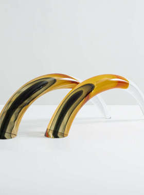 东来家居高端轻奢琉璃牛角摆件样板间软装饰品售楼处书柜酒柜陈设