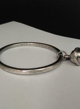 正品时尚复古民做旧铃铛族风口款足银手工原创私人订制99纯闭银手