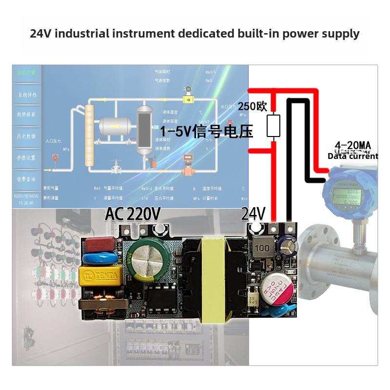 小型Ac-Dc5V5A25W充电器电源Acdc24V1A220至12V2A灯带Led电源模块 - 图0