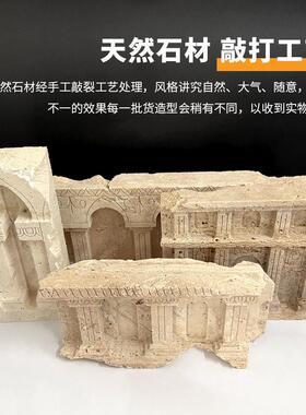 北欧诧寂罗马建关筑塑摆件样罗马建筑板间售楼处书客厅雕玄桌面摆