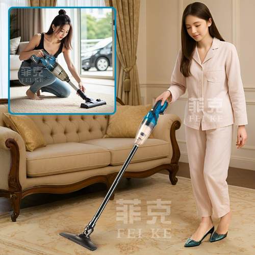无线电家用锂手充电式大吸力吸尘器地毯沙持发车内913宠毛发灰物 - 图0