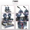 Rotating hamburger machine commercial double-head flying saucer pancake machine electric heating head sandwich toast stuffed hot press oven bread