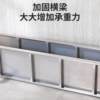Stainless steel countertop stand operation table shelf milk tea shop storage shelf work table shelf multi-layer kitchen storage