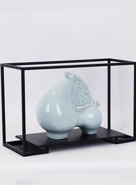 新中式金属架子几何饰品餐厅客厅置物架展示架收纳铁架工艺品摆件