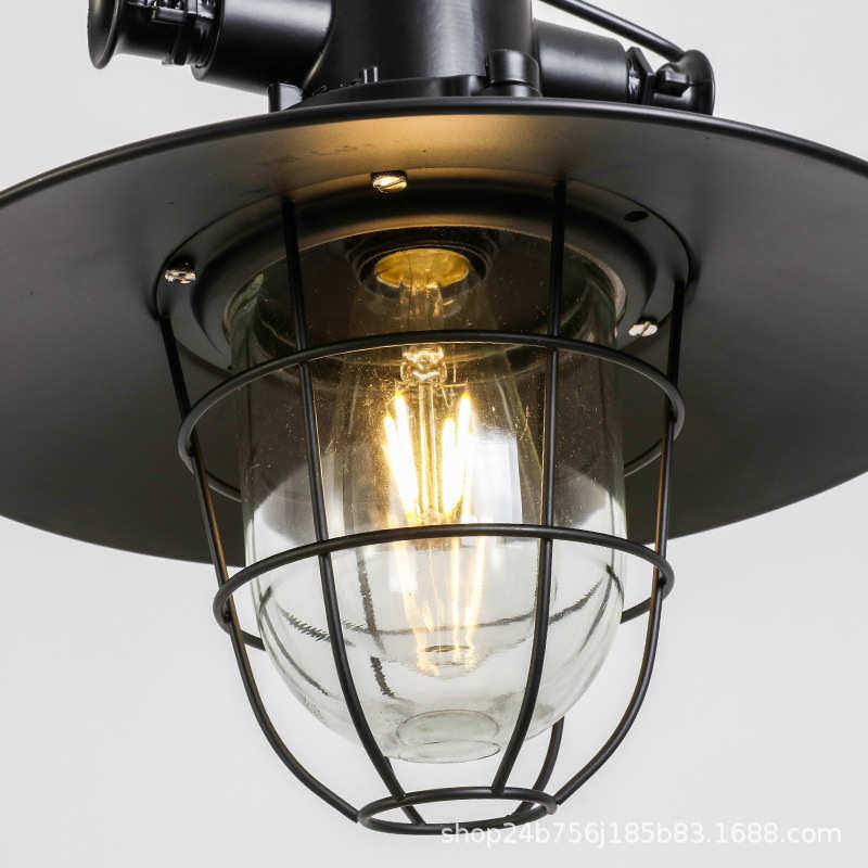 单头吊灯复古工业风单个创意办公室锅盖工矿灯灯罩理发店饭店灯具,淘宝优惠券,粉丝福利购,淘宝优惠卷