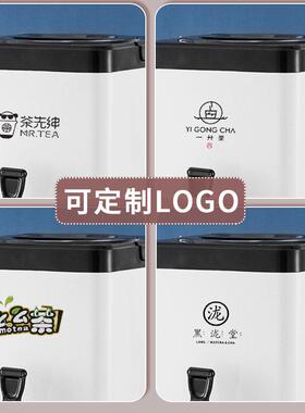 定制商用方形奶茶桶保温双层大容量304不锈钢保温桶方型茶水桶