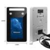 DF01 Metal Waterproof Dynamic Face Recognition Access Control Intelligent Electromagnetic Lock Swipe Card Password Attendance Access Control All-in-one Machine