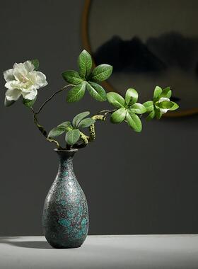 中式陶瓷花瓶装饰品 客厅用新中式风格花器 博古架花瓶摆设