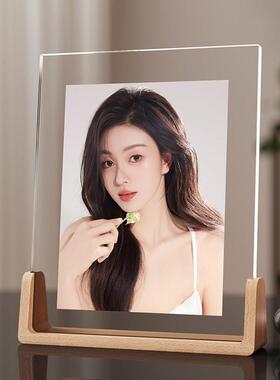 照片定制相框摆台洗婚纱照做成画框打印个人写真精修相片桌面摆件