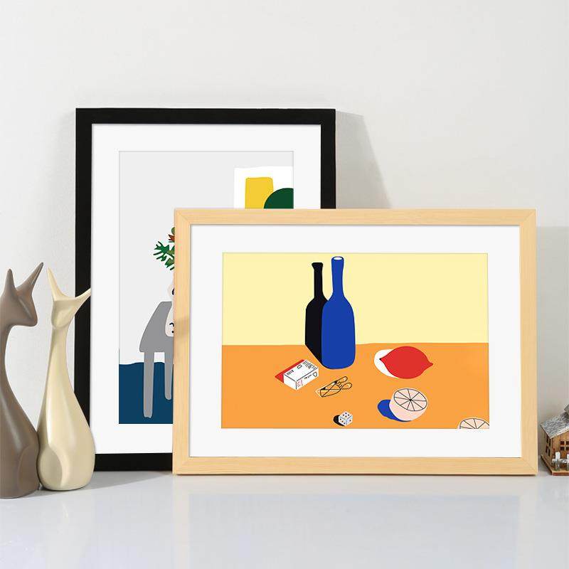 实木拼图框1000/500/300片相框装裱挂墙艺术画框现代北欧简约风格,淘宝优惠券,粉丝福利购,淘宝优惠卷