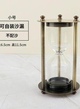 可以自己装沙的沙漏瓶创意家居摆件办公桌电视柜装饰