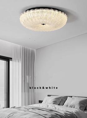 全铜现代简约轻奢水晶南瓜吸顶灯卧室灯大气温馨浪漫过道玄关灯具