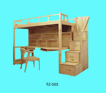 Small Shepherd Combo Bed Children Suite Furniture Composition Solid Wood Pine Wood Environmental Brand Furniture TZ003