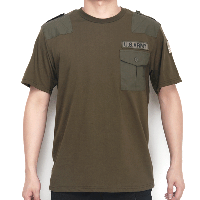 2018夏季戶外軍迷服飾101空降師黑色圓領寬鬆男短袖半袖T恤