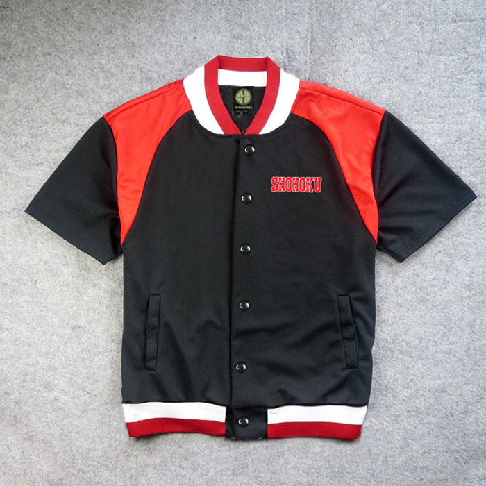 SD刺繡版灌籃高手湘北10號櫻木花道SD出場服短袖外套熱身運動服