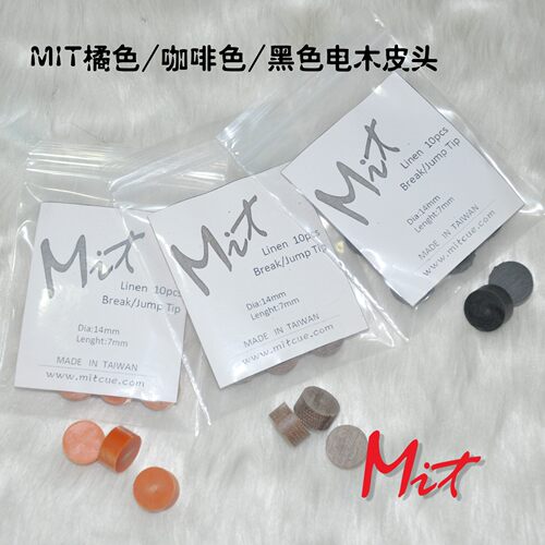 正品MIT魅特美式台球杆皮头冲杆跳杆皮头电木玻纤水晶开球杆皮头 - 图0